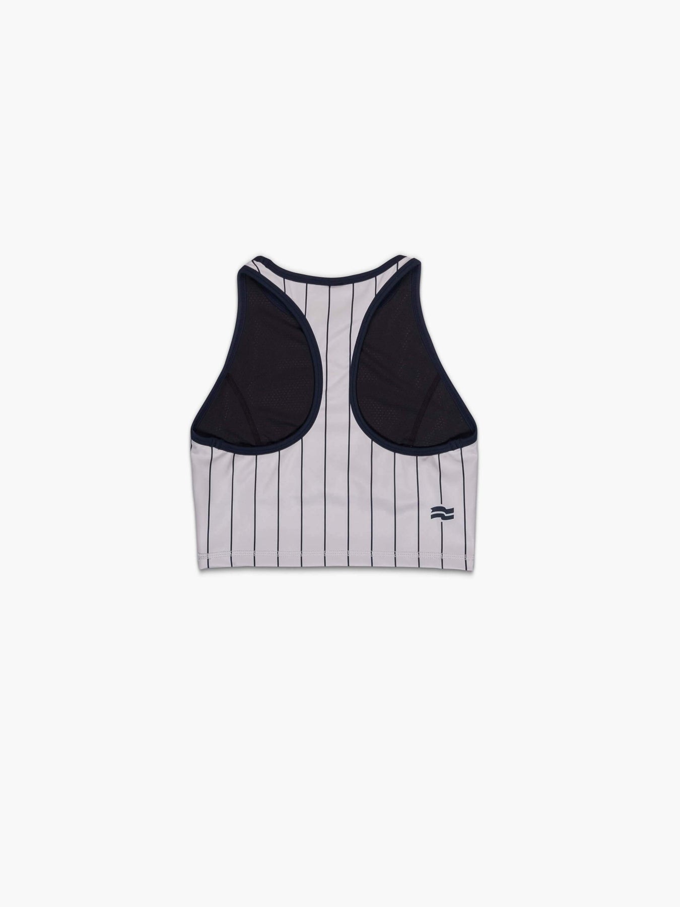 Strike Mvmnt Classic Bra Navy Pinstripe TechStretch