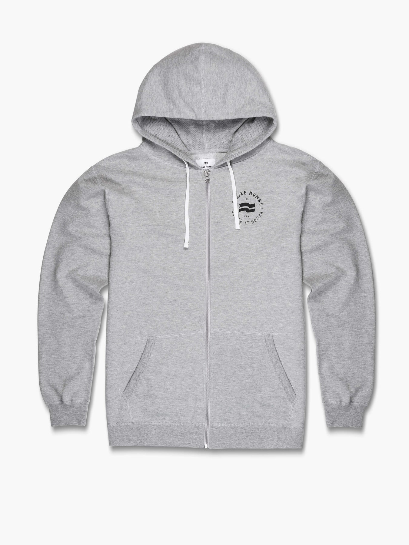 Strike Mvmnt Keeper Zip Hoodie - Numeric Lunar Grey Terry Fleece