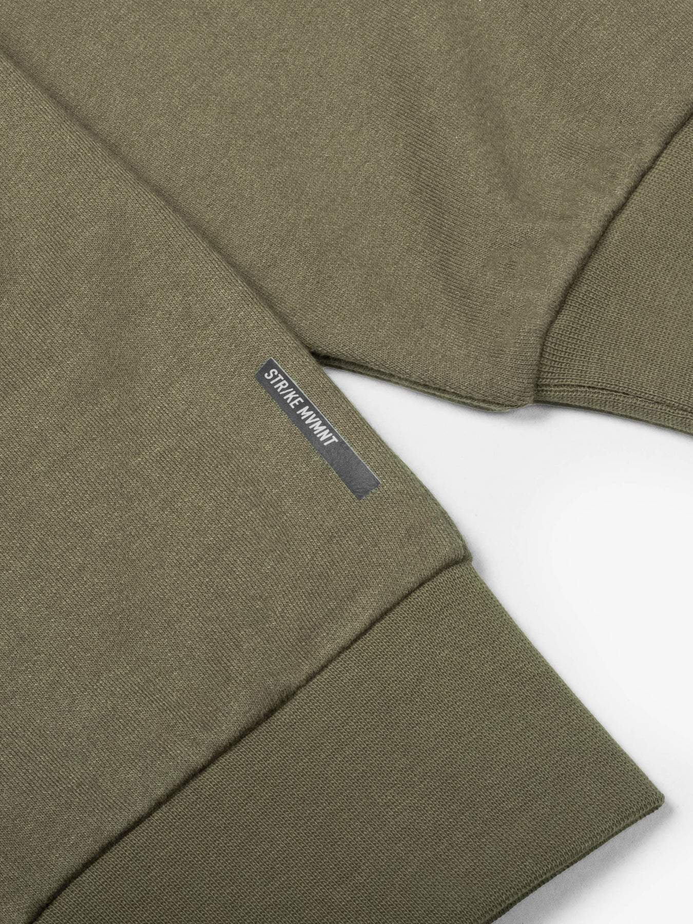 Strike Mvmnt Base Oversized Crewneck Burnt Olive Terry Fleece