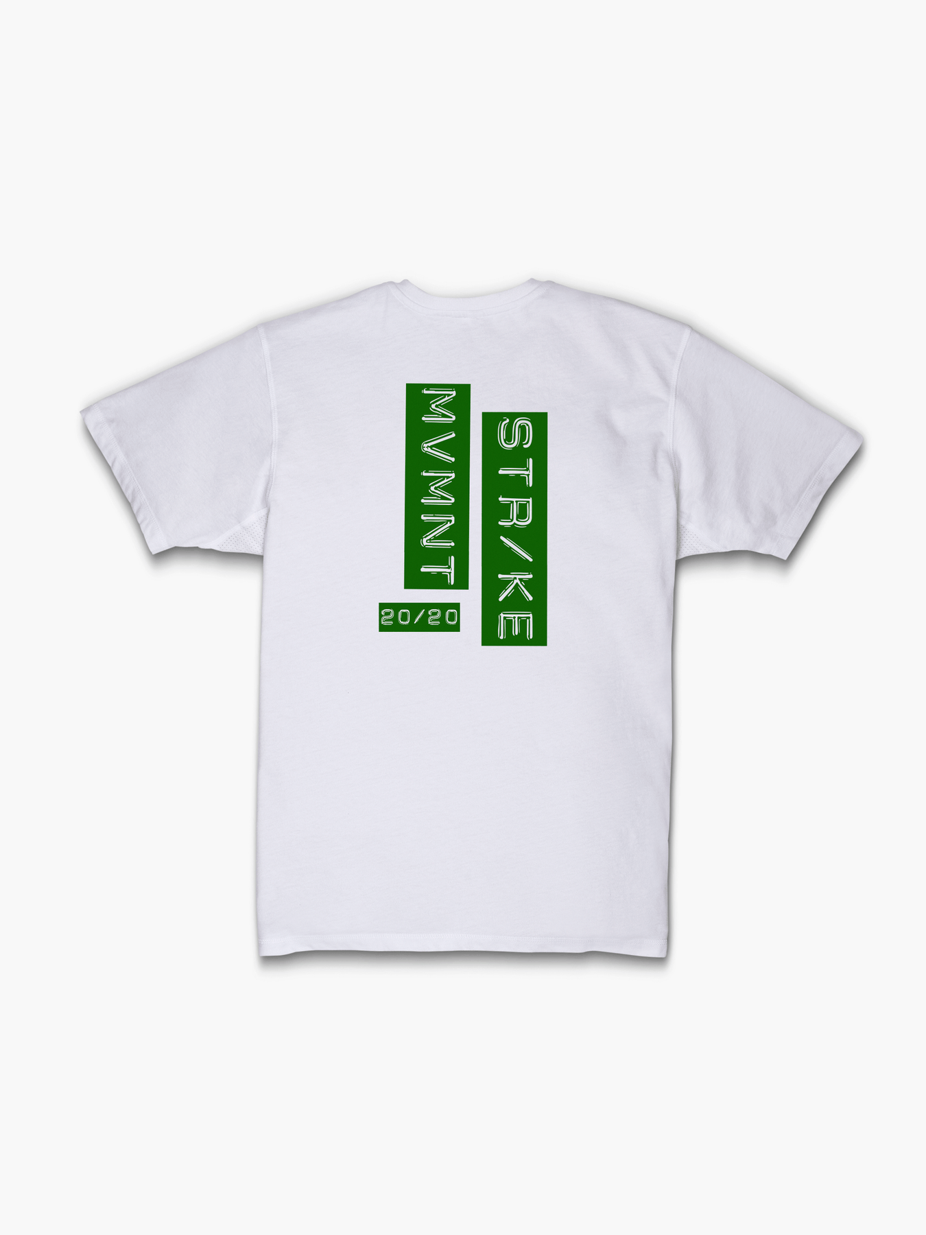 Strike Mvmnt Timeless Vented Tee - Vision Classic White / Green
