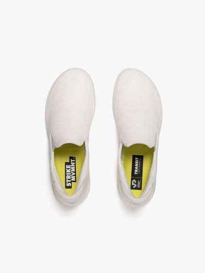 Strike Mvmnt Transit Slip-On StreetTrainer™ Onyx White Suede