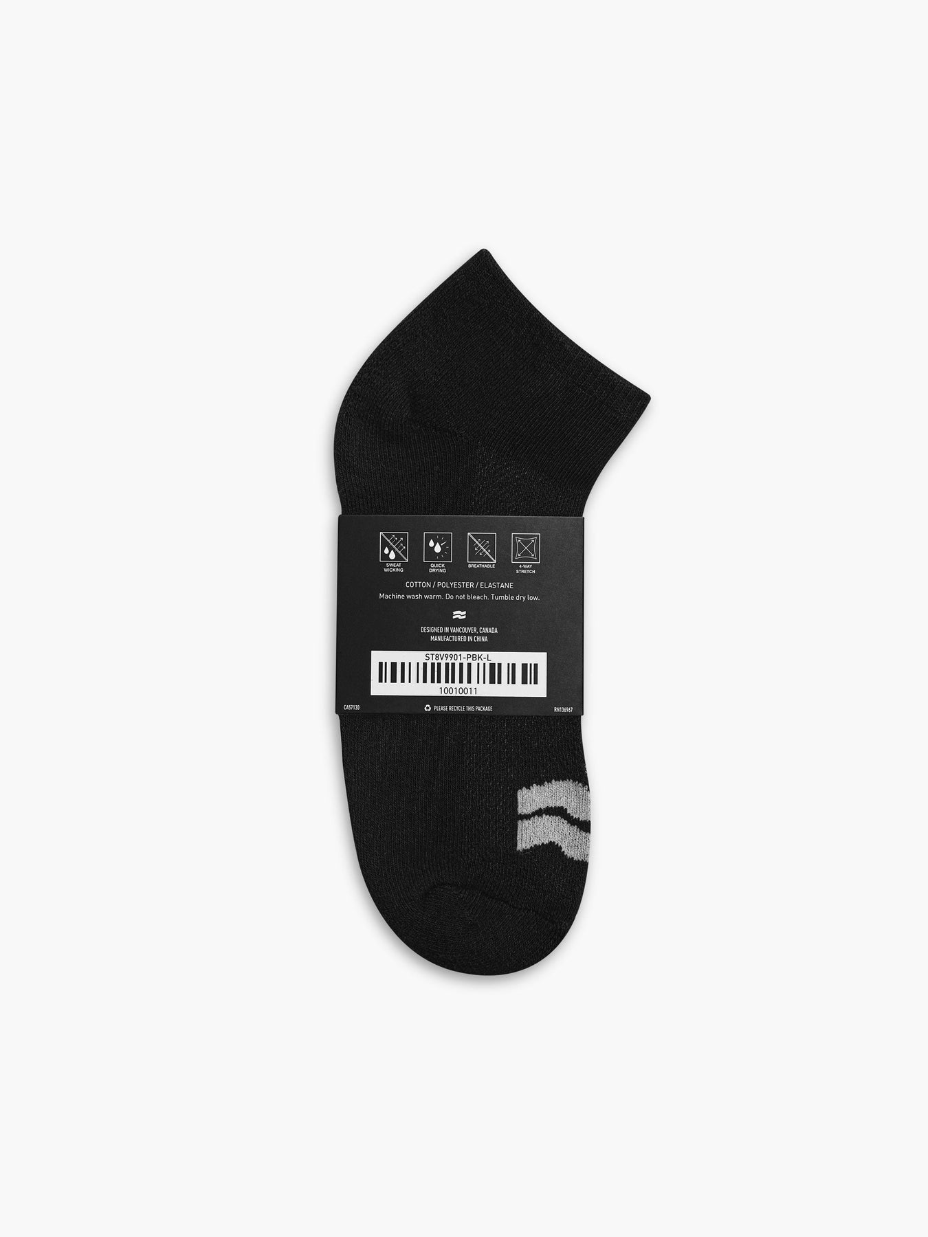 Strike Mvmnt Casper Sock Phantom Black