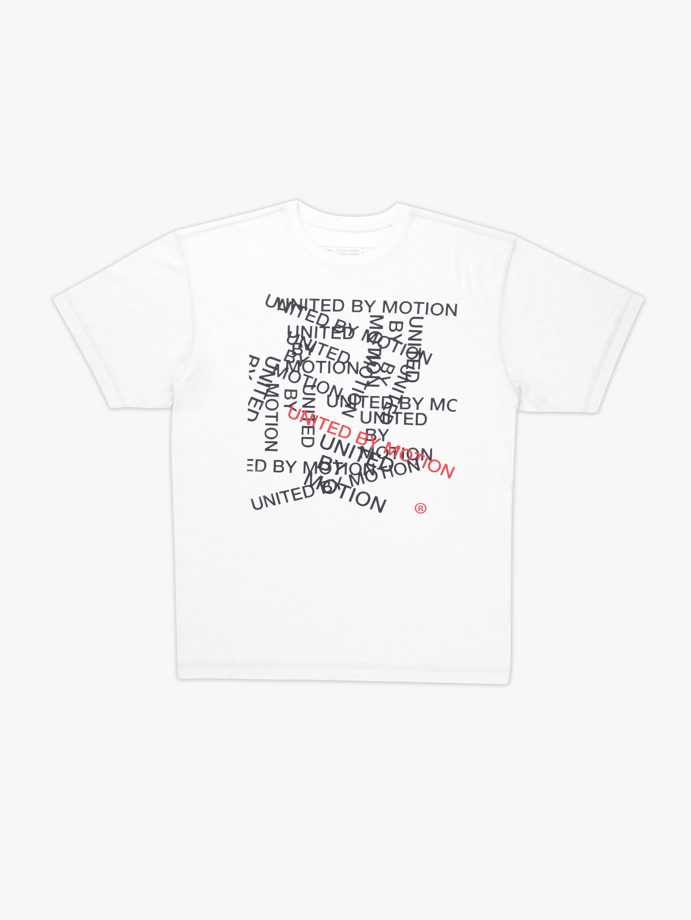 Strike Mvmnt Timeless Tee - Jumble Classic White / Black / Red