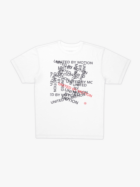 Strike Mvmnt Timeless Tee - Jumble Classic White / Black / Red