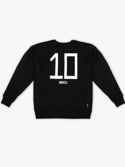 Strike Mvmnt Static Crewneck - Stereo 10 Phantom Black Terry Fleece