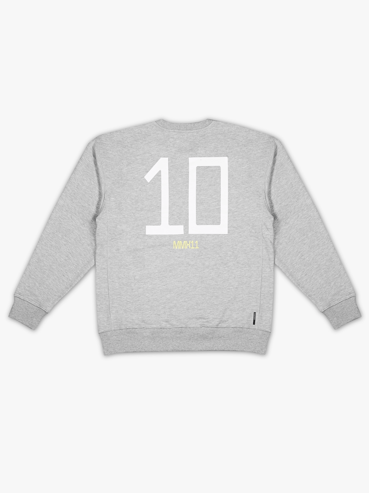 Strike Mvmnt Static Crewneck - Stereo 10 Heather Grey Terry Fleece