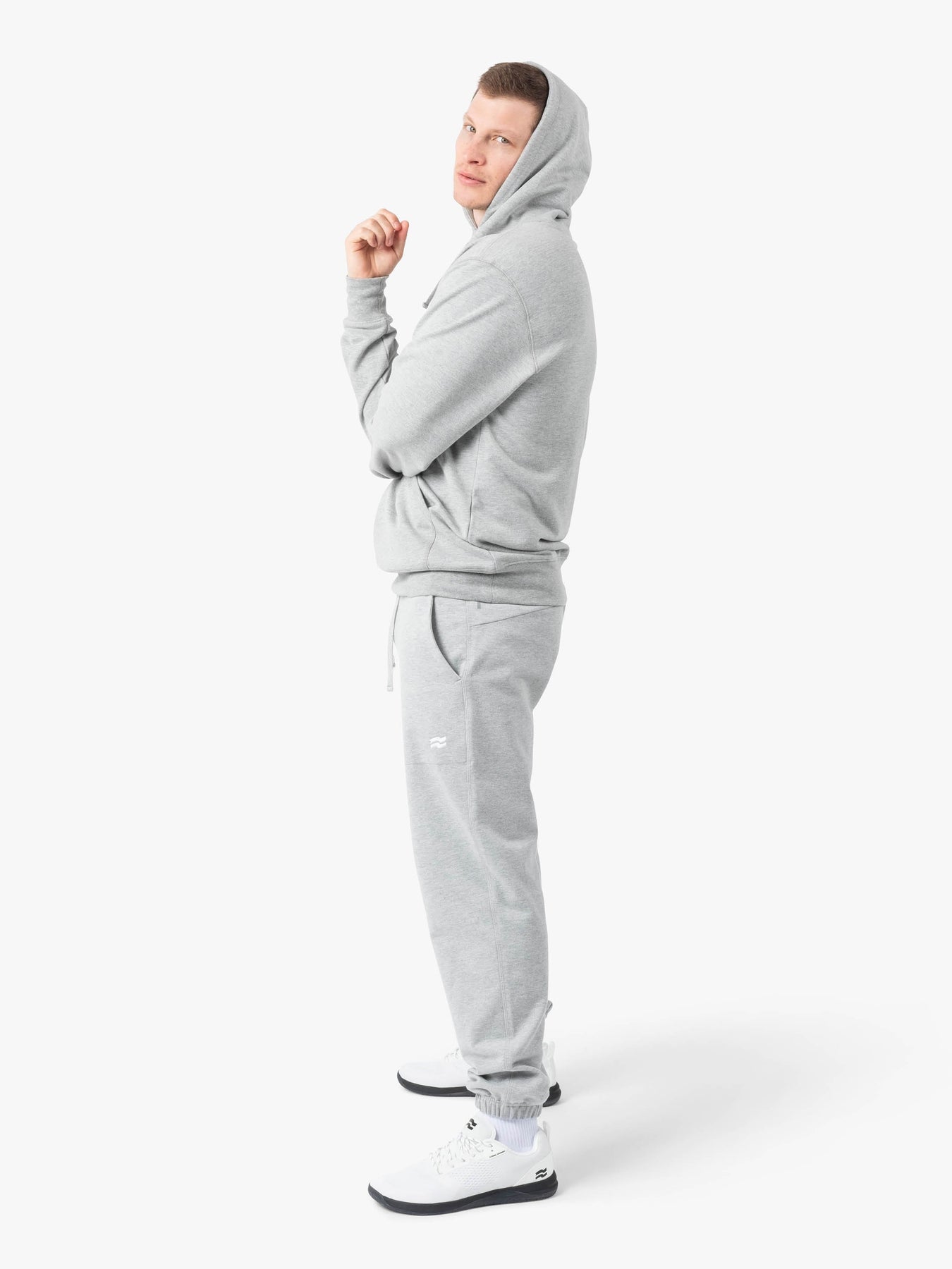 Strike Mvmnt Base Sweatpant Lunar Grey Terry Fleece