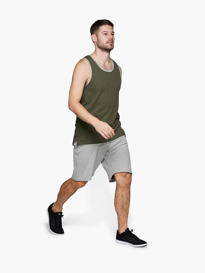 Strike Mvmnt Reversible League Short Lunar Grey / Burnt Olive