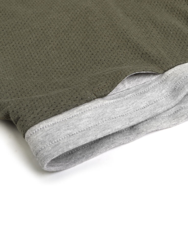 Strike Mvmnt Reversible League Short Lunar Grey / Burnt Olive