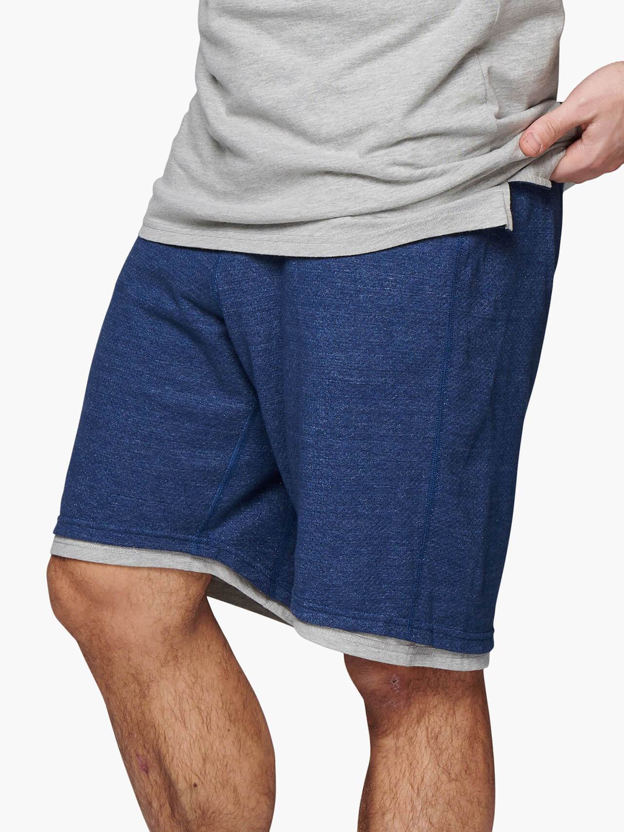 Strike Mvmnt Reversible League Short Lunar Grey / Navy Blue