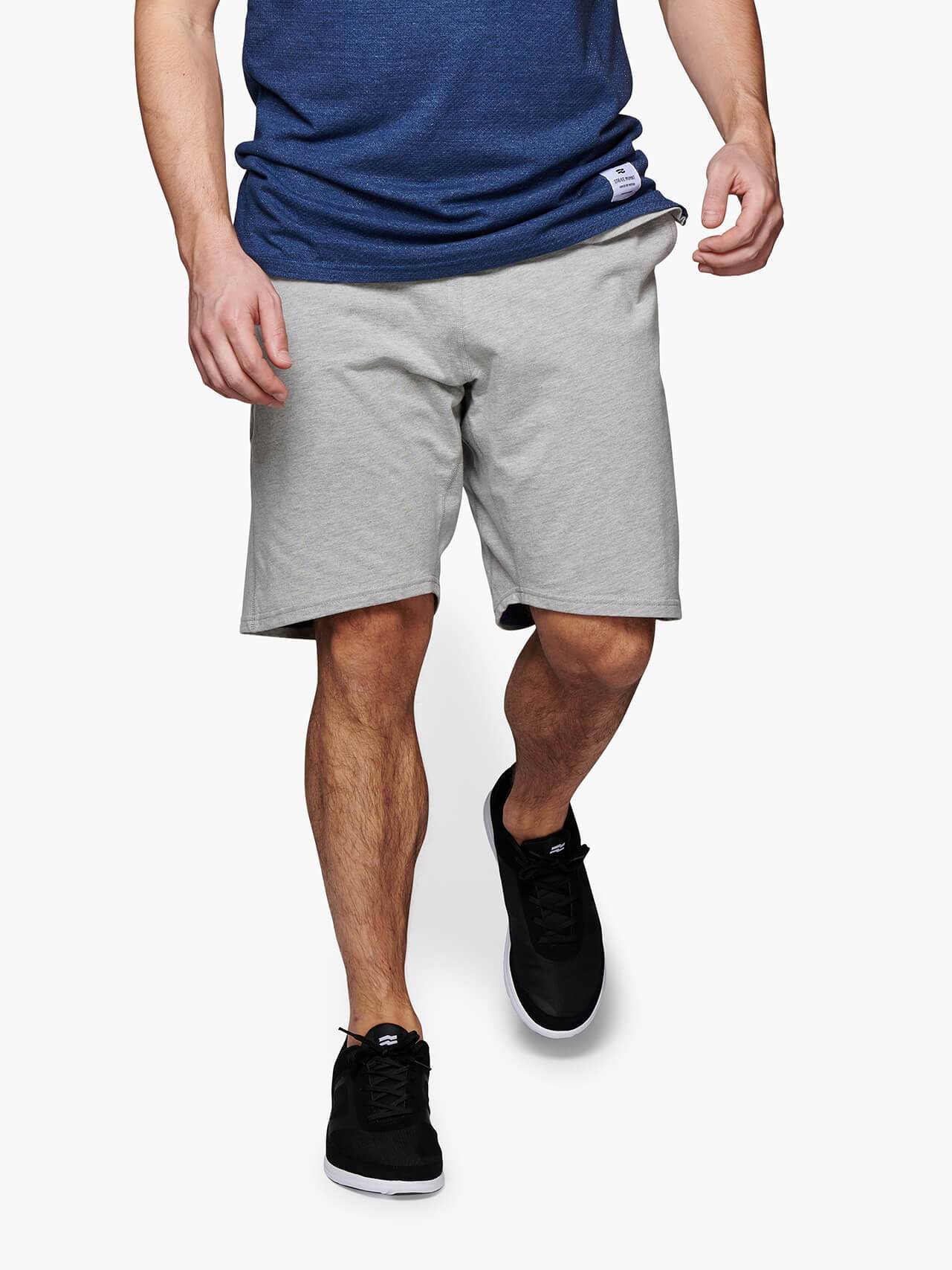 Strike Mvmnt Reversible League Short Lunar Grey / Navy Blue