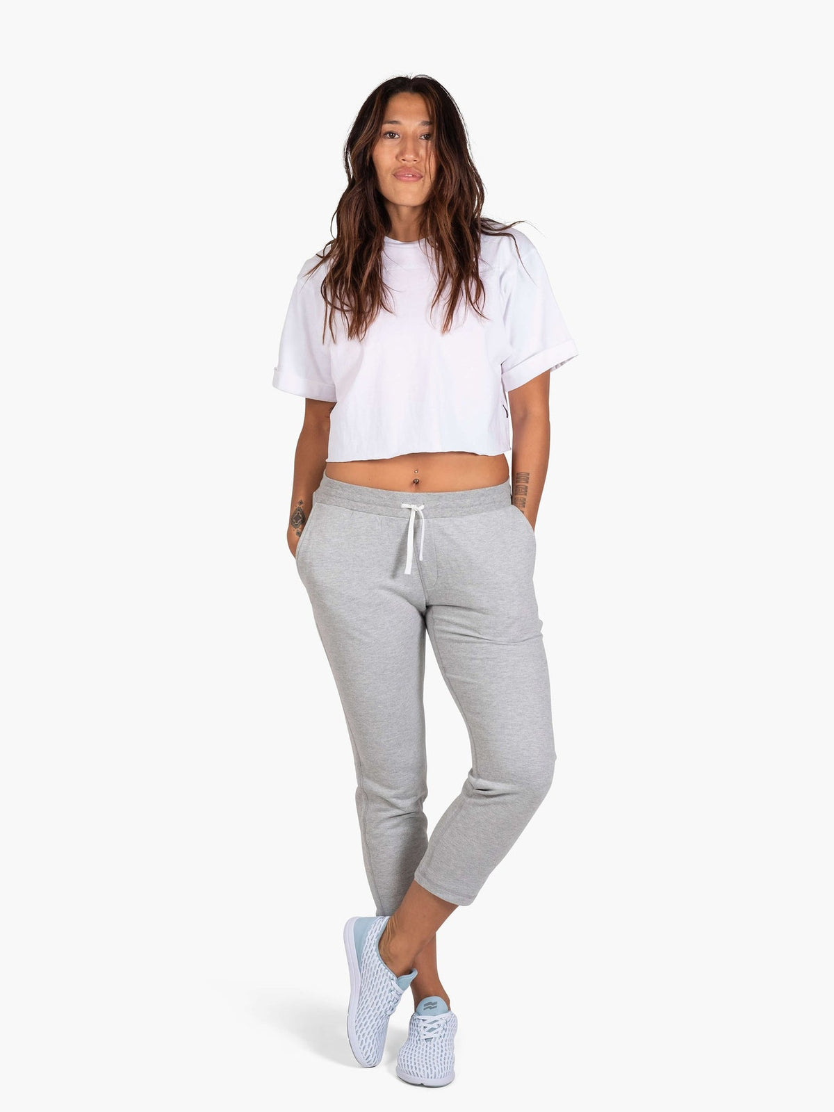 Strike Mvmnt Cropped Football Tee Clean White Heavy Jersey