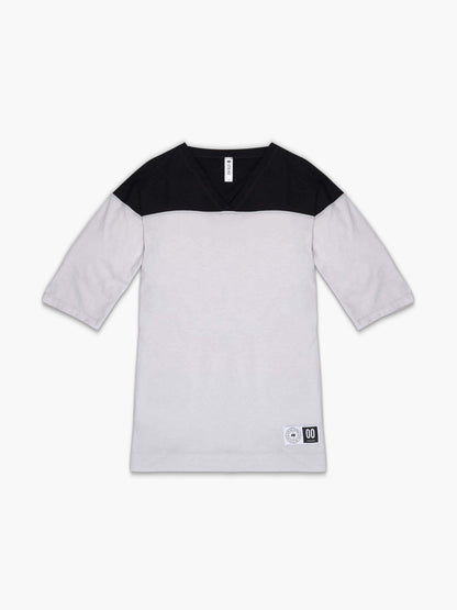 Strike Mvmnt Oversized Football Tee Chalk White / Phantom Black