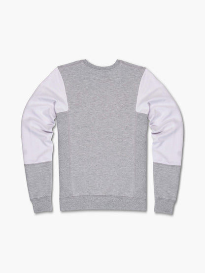 Strike Mvmnt 2-Tone Fitted Crewneck Lunar Grey / Chalk White