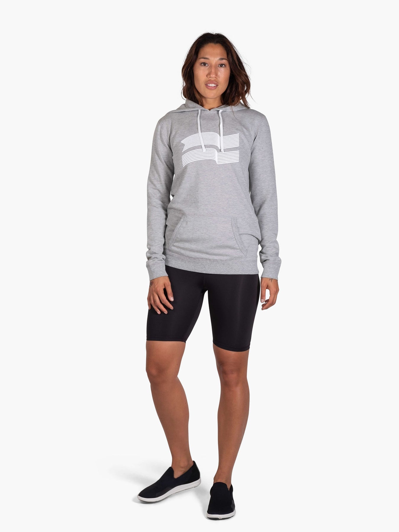 Strike Mvmnt Keeper Pullover Hoodie - Variable Lunar Grey Terry Fleece