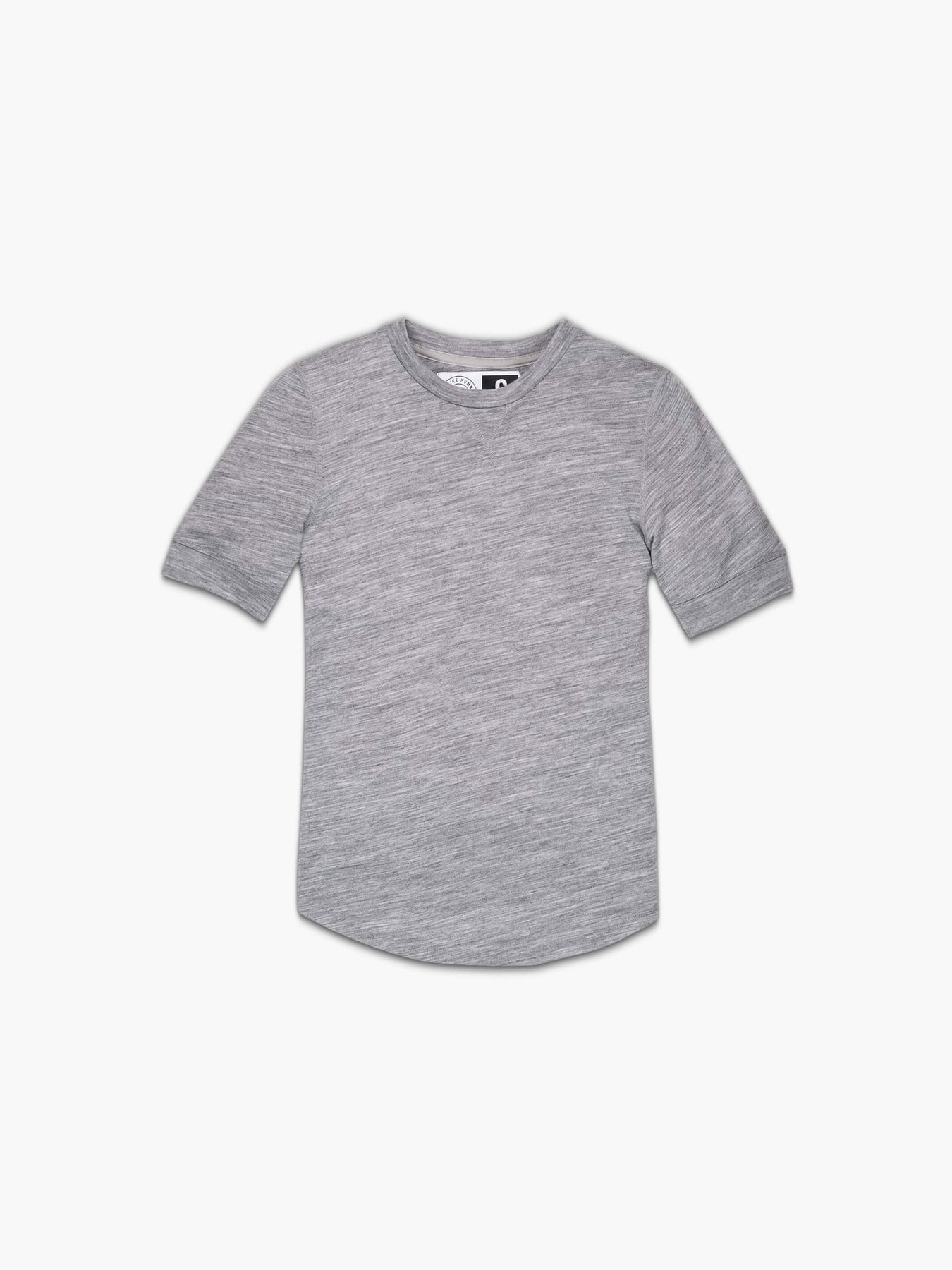 Strike Mvmnt Wool Base Layer Tee Lunar Grey Tech Wool