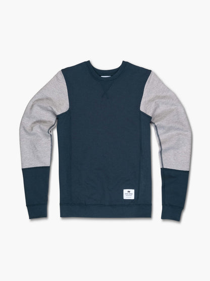 Strike Mvmnt 2-Tone Fitted Crewneck Darkest Spruce / Lunar Grey