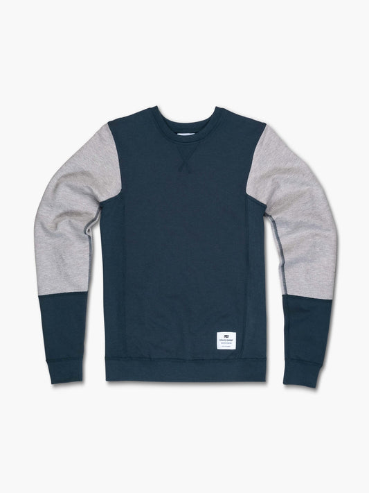 Strike Mvmnt 2-Tone Fitted Crewneck Darkest Spruce / Lunar Grey