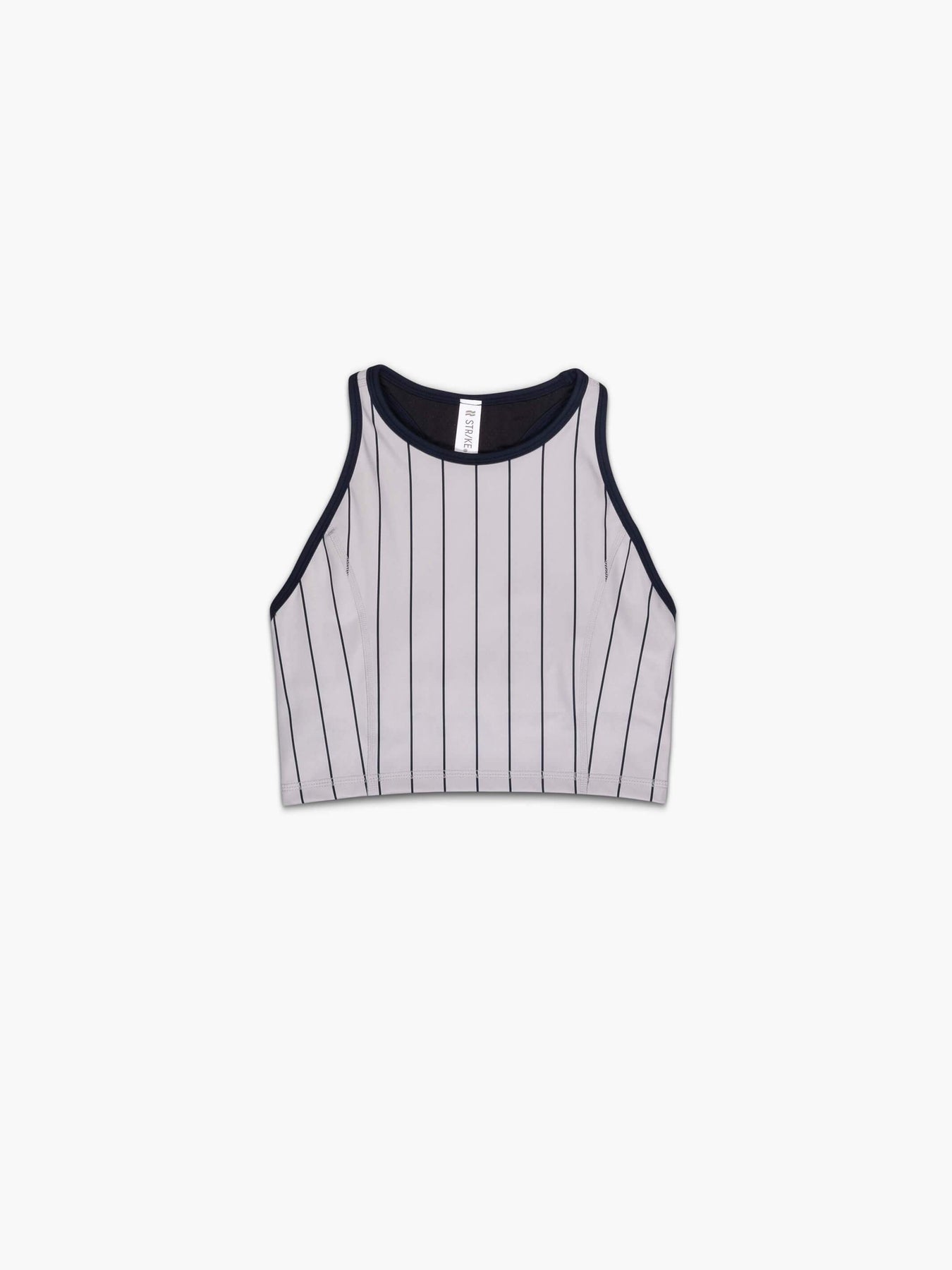 Strike Mvmnt Classic Bra Navy Pinstripe TechStretch