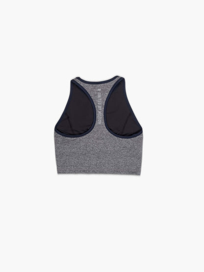 Strike Mvmnt Classic Bra Heather Grey / Navy TechStretch