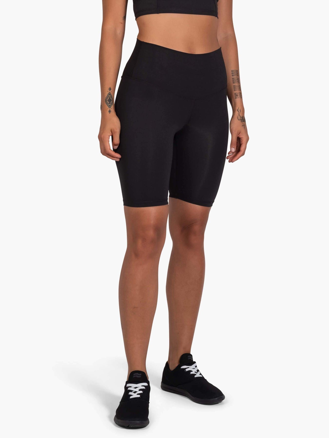 Strike Mvmnt High Voltage Biker Short Phantom Black TechStretch