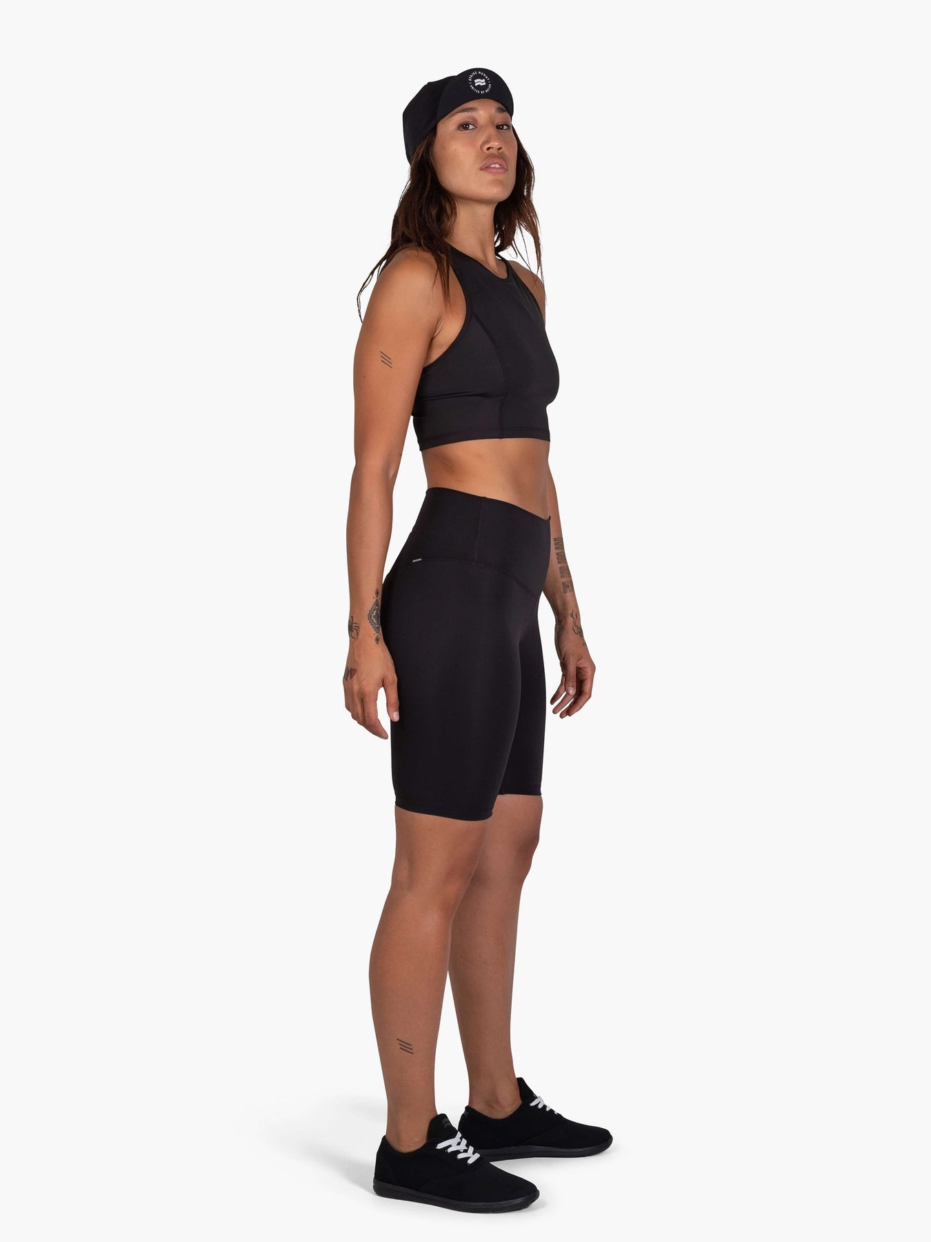 Strike Mvmnt High Voltage Biker Short Phantom Black TechStretch