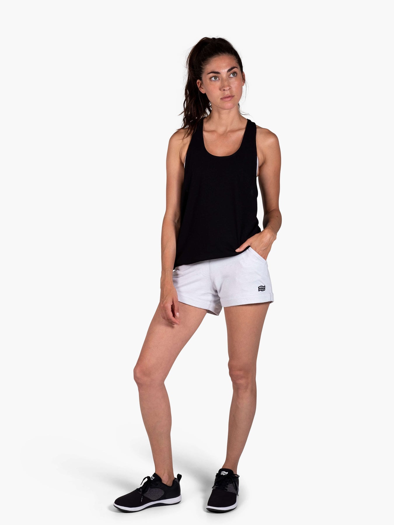 Strike Mvmnt Fold Gym Short Chalk White Jersey