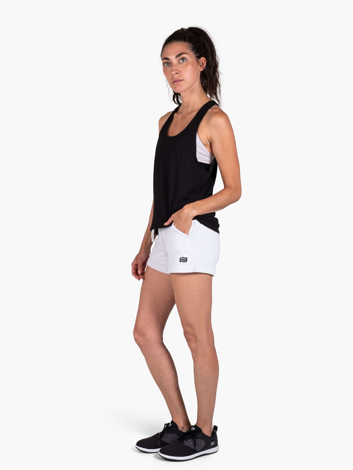 Strike Mvmnt Fold Gym Short Chalk White Jersey