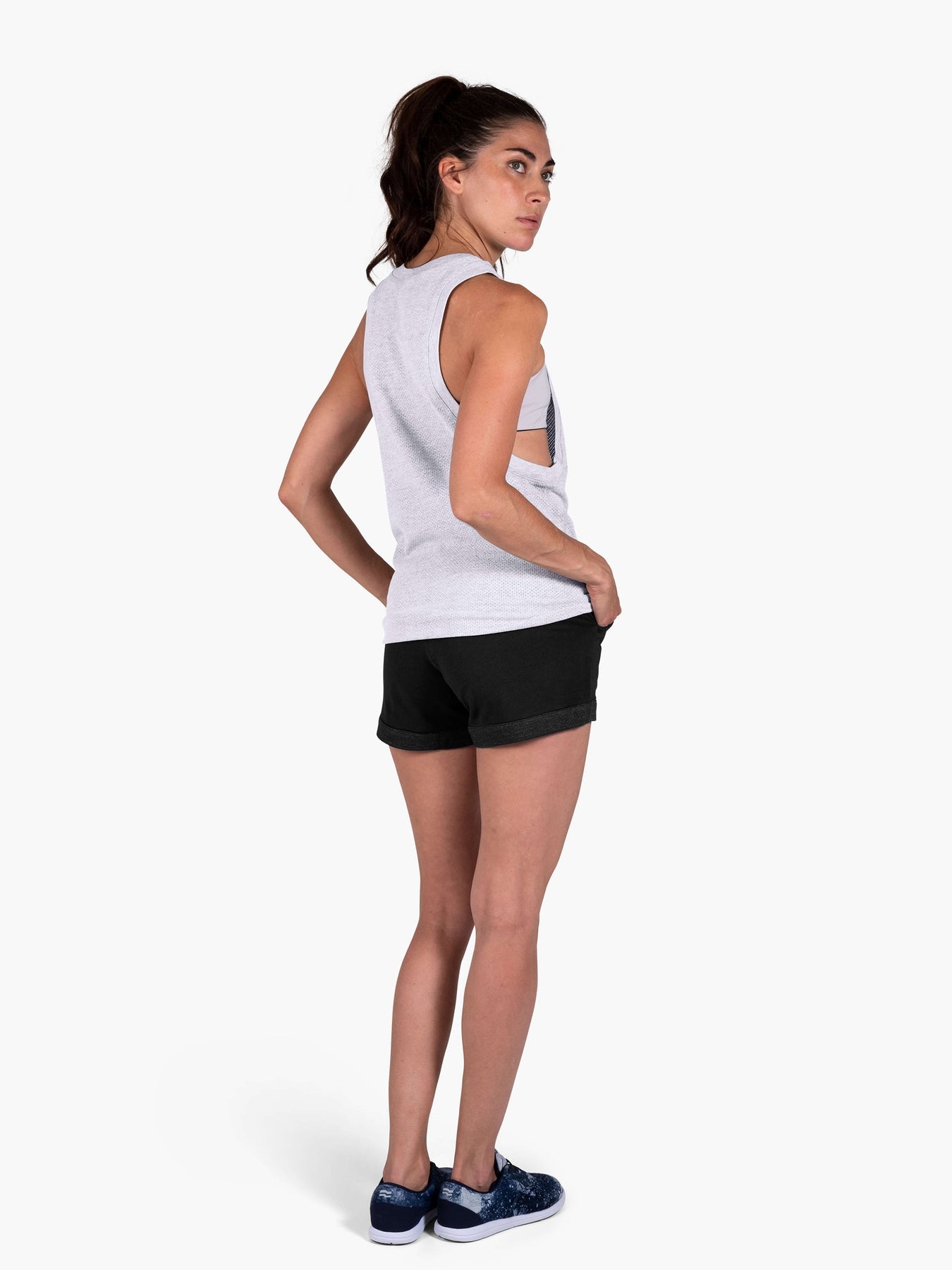 Strike Mvmnt Fold Gym Short Phantom Black Jersey