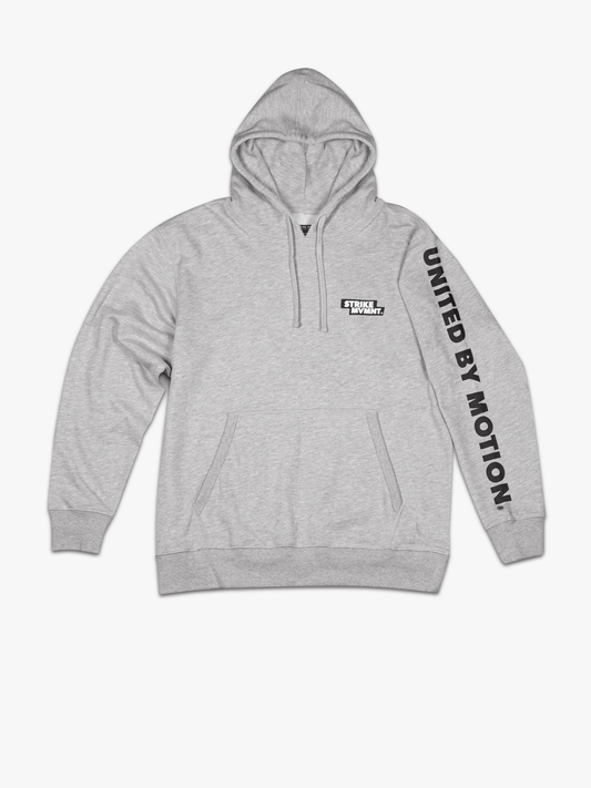 Strike Mvmnt Static Hoodie - Heavy Heather Grey Terry Fleece