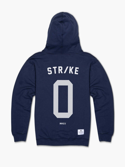 Strike Mvmnt Keeper Zip Hoodie - Numeric Navy Terry Fleece