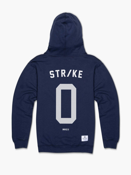 Strike Mvmnt Keeper Zip Hoodie - Numeric Navy Terry Fleece