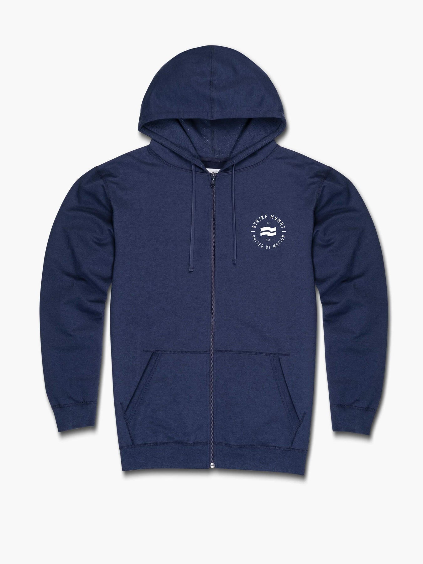 Strike Mvmnt Keeper Zip Hoodie - Numeric Navy Terry Fleece