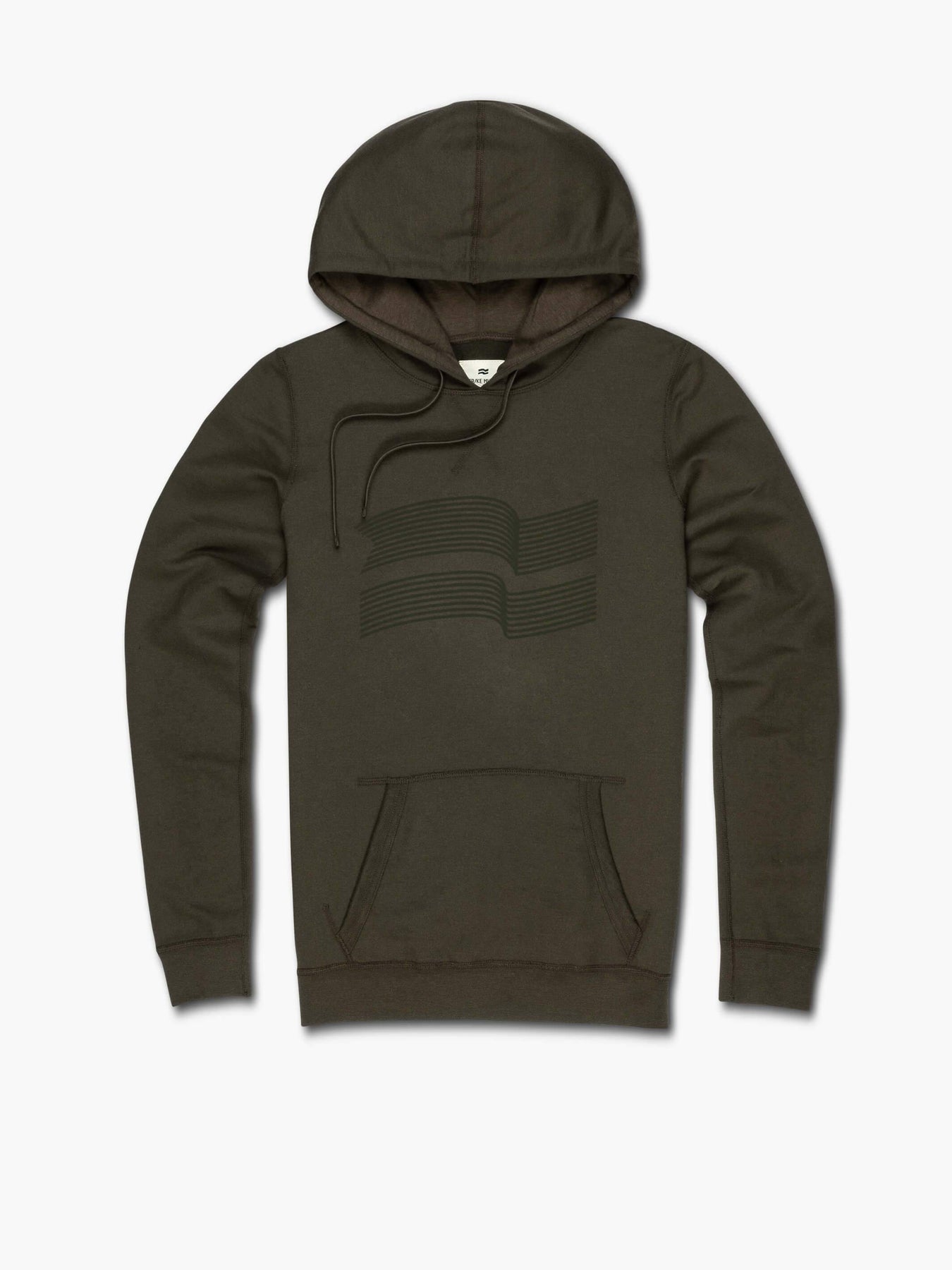 Strike Mvmnt Keeper Pullover Hoodie - Variable Burnt Olive Terry Fleece