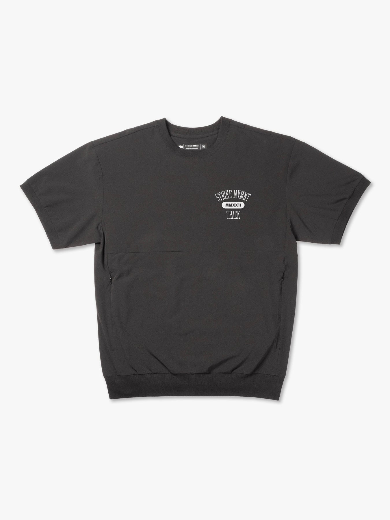Strike Mvmnt Field TrackShirt - Track QuickDry Phantom Black / White