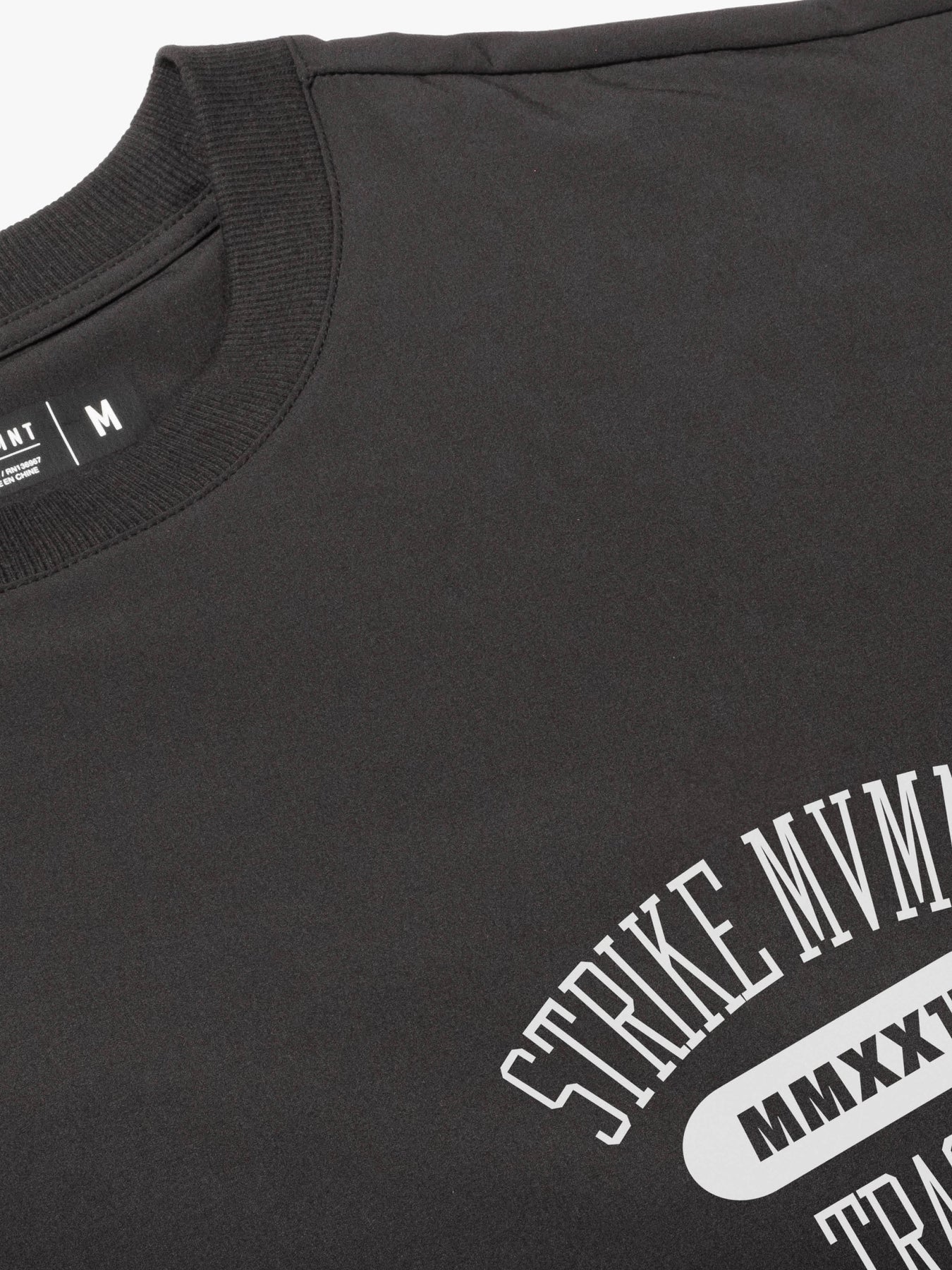 Strike Mvmnt Field TrackShirt - Track QuickDry Phantom Black / White