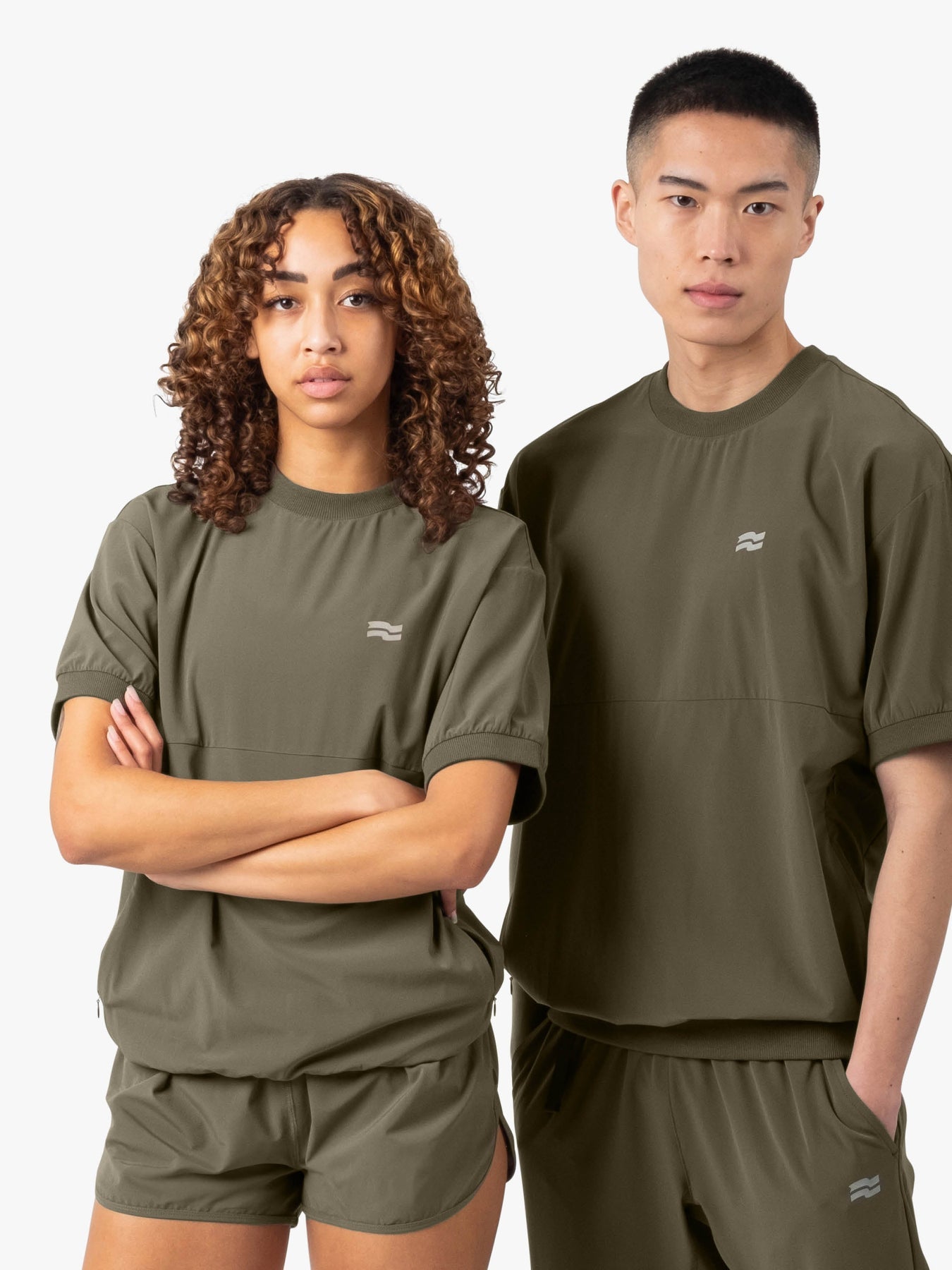 Strike Mvmnt Field TrackShirt – Flag QuickDry Burnt Olive