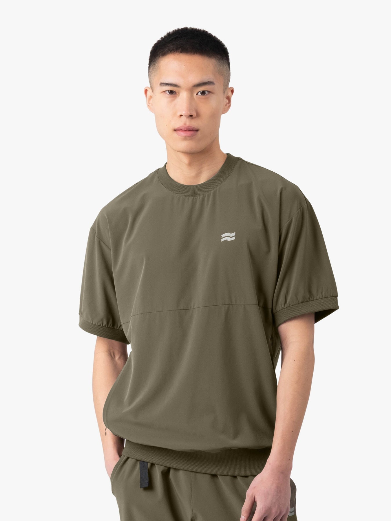 Strike Mvmnt Field TrackShirt – Flag QuickDry Burnt Olive