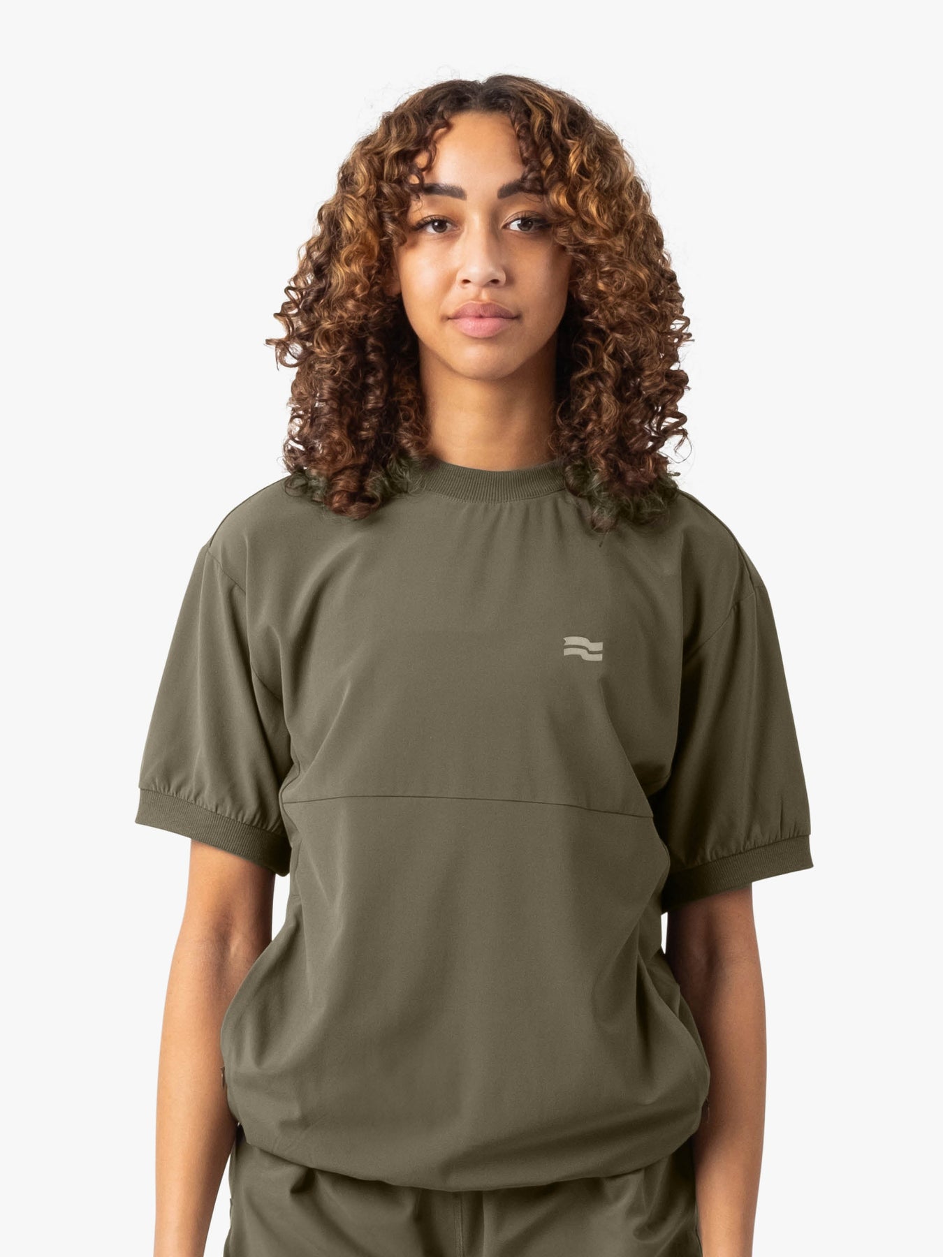 Strike Mvmnt Field TrackShirt – Flag QuickDry Burnt Olive