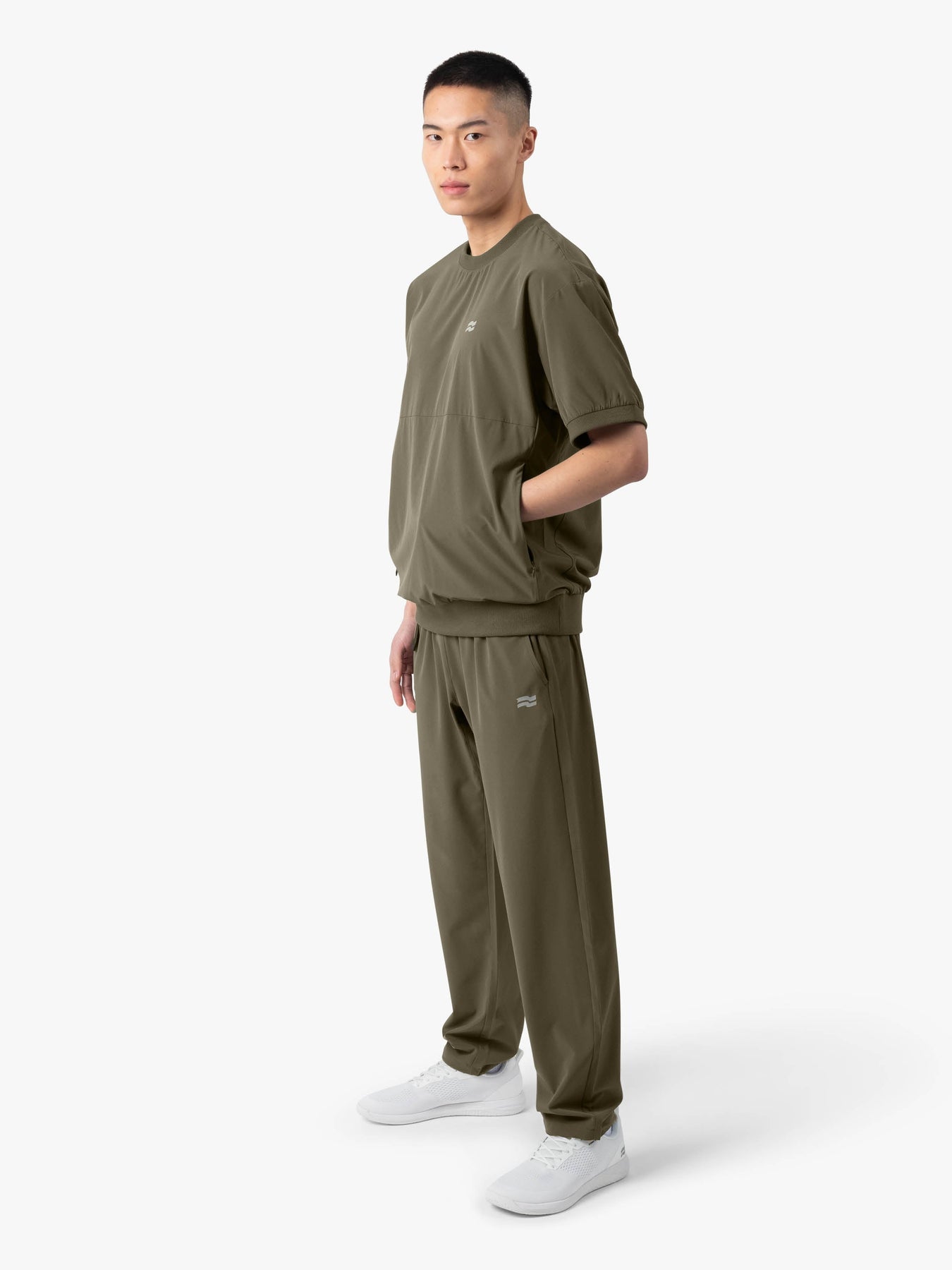 Strike Mvmnt Field TrackShirt – Flag QuickDry Burnt Olive