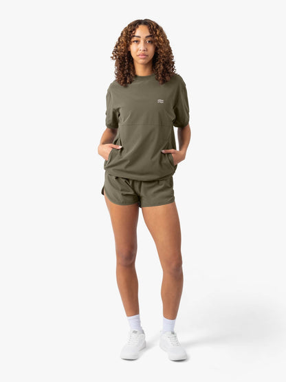 Strike Mvmnt Field TrackShirt – Flag QuickDry Burnt Olive