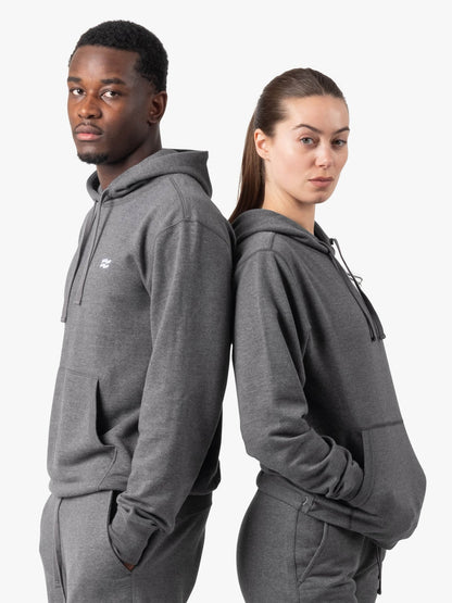 Strike Mvmnt Base Oversized Hoodie Dark Grey Terry Fleece