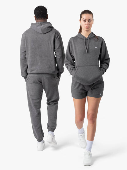 Strike Mvmnt Base Oversized Hoodie Dark Grey Terry Fleece