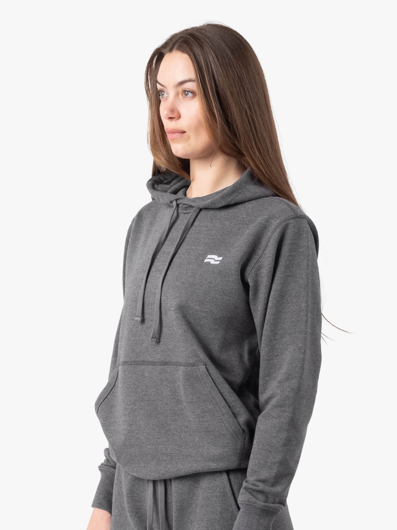 Strike Mvmnt Base Oversized Hoodie Dark Grey Terry Fleece