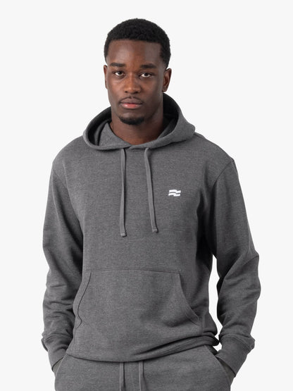 Strike Mvmnt Base Oversized Hoodie Dark Grey Terry Fleece