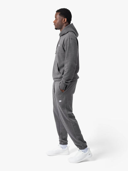 Strike Mvmnt Base Oversized Hoodie Dark Grey Terry Fleece