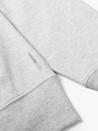 Strike Mvmnt Base Oversized Hoodie Lunar Grey Terry Fleece