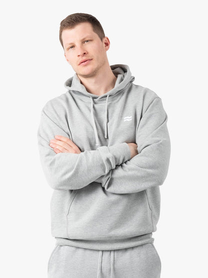 Strike Mvmnt Base Oversized Hoodie Lunar Grey Terry Fleece