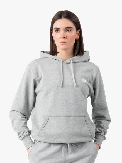 Strike Mvmnt Base Oversized Hoodie Lunar Grey Terry Fleece
