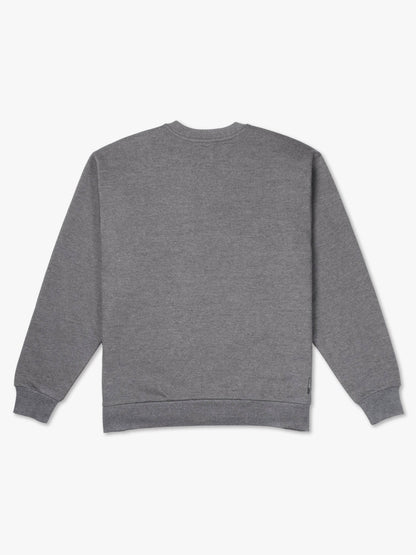 Strike Mvmnt Base Oversized Crewneck Dark Grey Terry Fleece